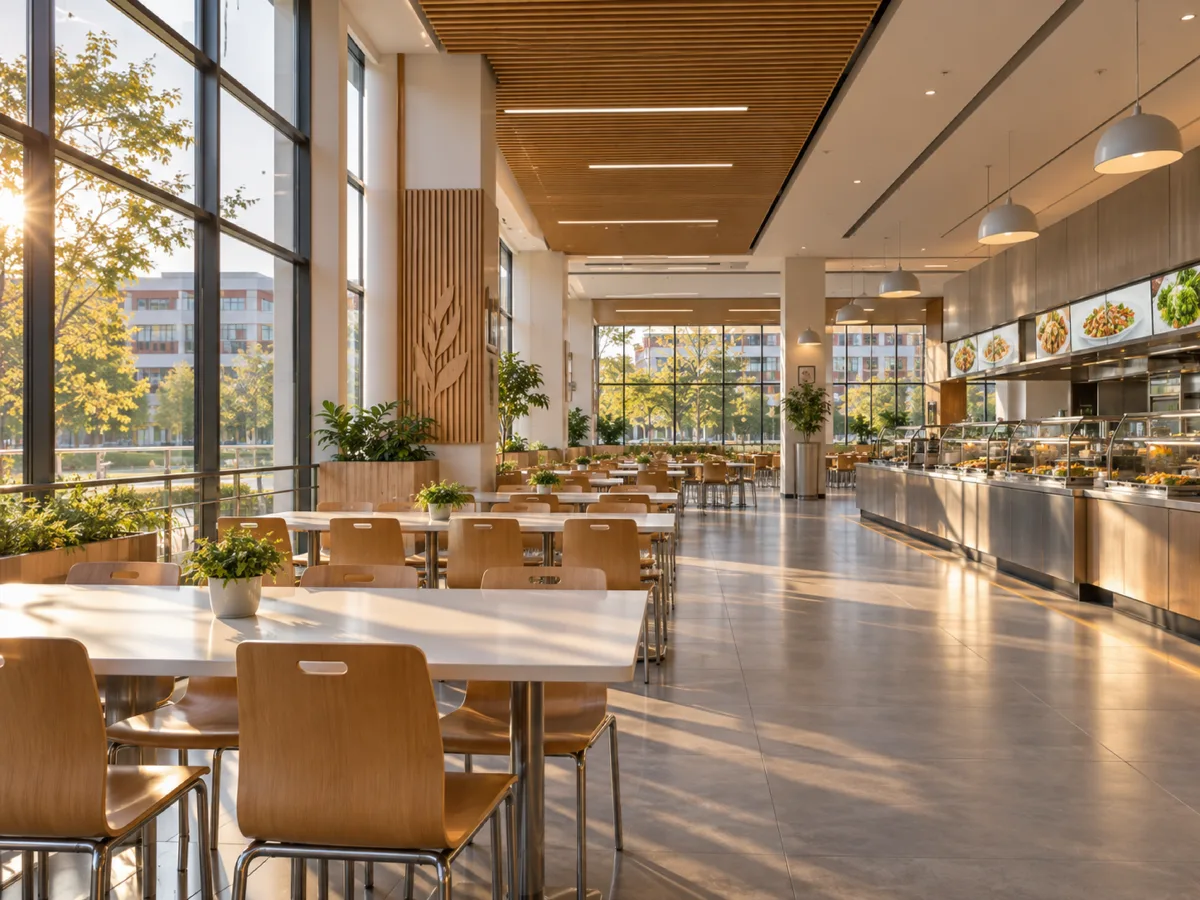 校园餐厅照片